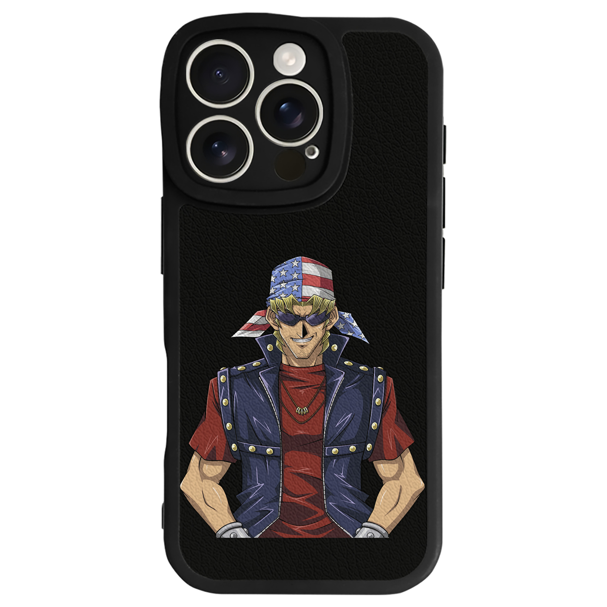 （画像用） 遊☆戯☆王 Yu-Gi-Oh! 【iPhone 16シリーズ対応】シリコンスマホケース（レザー調） 材質：シリコン